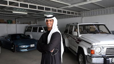 Saif BinAdhed owns a modified 1997 Nissan Patrol and Honda S2000 as well as four other vehicles. Satish Kumar / The National