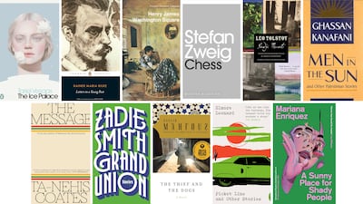 A selection of books for Etihad Rail’s Abu Dhabi to Fujairah route, from Arab novellas and European classics to essays, short stories and contemporary non-fiction