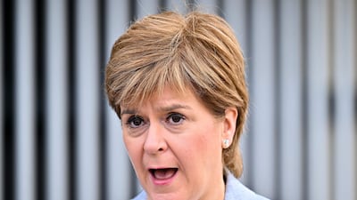 Scotland's First Minister Nicola Sturgeon announced that the relaxation of restrictions would once again be pushed back. AFP