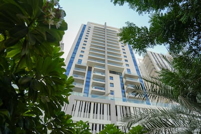The family live on the top floor of Parkside B Residence on Reem Island. Pawan Singh for The National