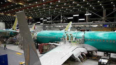 A 737 Max aircraft is pictured at the Boeing factory in Renton, Washington, US. Reuters