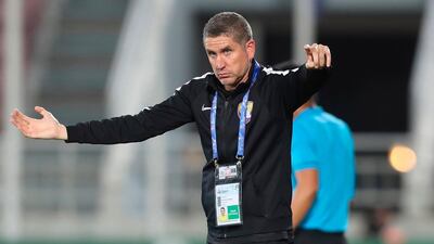 Al Ain manager Juan Carlos Garrido seems to have run of out of patience with some players in the squad. Karim Jaafar / AFP