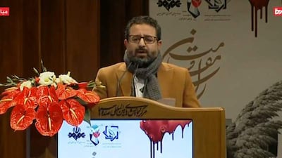 Ammar Al Hamzy, director general of Al Masirah TV, is also listed as a director of the UK front company. Photo: Al Masirah TV