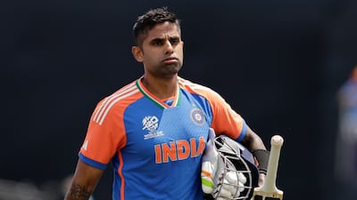 India's Suryakumar Yadav hit 50 off 49 balls. AP