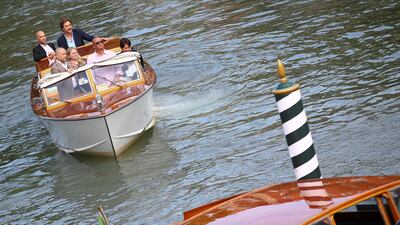 Actor Javier Bardem (top-R) arrives for the movie mother! Reuters