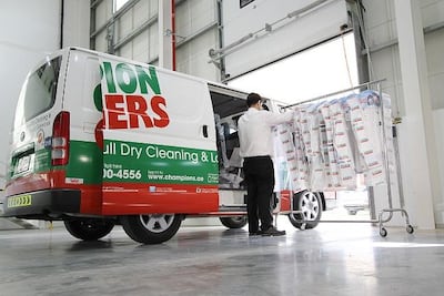 Champion Cleaners is still operating pick-up and delivery services. Courtesy Champion Cleaners