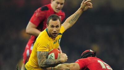 Quade Cooper, Australia and the other big southern hemisphere rugby union sides - New Zealand, South Africa - once again showed more than their northern counterparts in November. Stu Forster / Getty Images