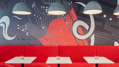 Hotel art comes courtesy of local talent.