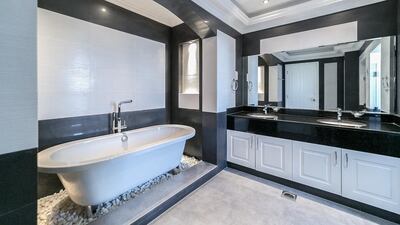 The interior palette is more neutral than the classic villa. Courtesy LuxuryProperty.com