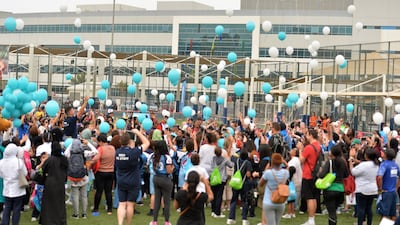 Unified Sports Day at GEMS WSO. Photo: Mathew Thomas Gems Wellington Academy Silicon Oasis