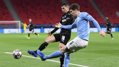 Centre-back - John Stones (Manchester City). It is almost a rare day when Stones doesn’t score a goal these days. But he was at the origin of the moves for both City’s goals against Borussia Monchengladbach, and masterly in his main job in central defence. AFP