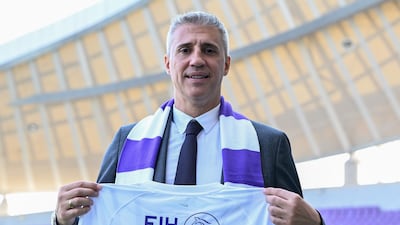 The new Al Ain manager Hernan Crespo. Photo: Al Ain FC