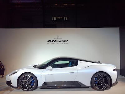 The MC20 can be personalised through Maserati’s Fuoriserie programme offering thousands of combinations of colours, trim and materials. Photo: Gautam Sharma