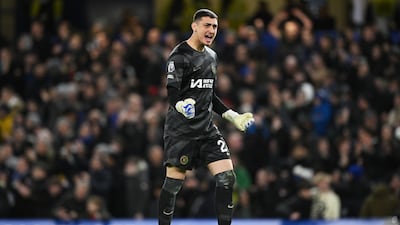 CHELSEA RATINGS: Forced into a good save by Mateta in the 54th minute. Made another save to deny Olise late in the game. Getty Images