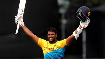 Avishka Fernando (Sri Lanka) scored 104 against the West Indies at the 2019 World Cup in Chester-le-Street at 21 years and 87 days. Lee Smith / Reuters