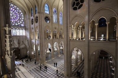 Emmanuel Macron will welcome dignitaries to the grand reopening of the Notre-Dame cathedral in Paris this week. AP