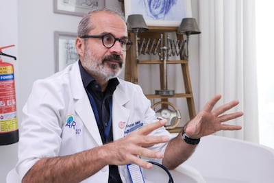 Dr Human Fatemi is a consultant in obstetrics, and gynaecology and reproductive health at Art Fertility Clinics. Victor Besa / The National