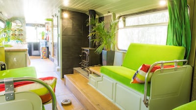 Adam Collier-Woods saved a British double decker bus from the scrap heap seven years ago. Courtesy Adam Collier-Woods