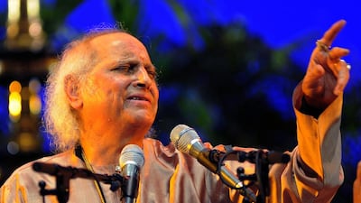 Hindustani classical singer Pandit Jasraj. Courtesy Shobha Deepak Singh