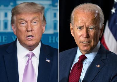 Donald Trump and Joe Biden are likely to pursue widely different economic policies in power, and this will have an impact on share prices. AP