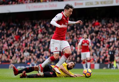Arsenal's Mesut Ozil in action. Eddie Keogh / Reuters