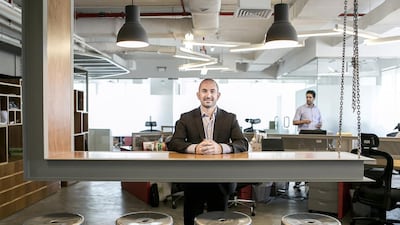 Abed Shaheen, chief executive at InfoFort. Reem Mohammed / The National 