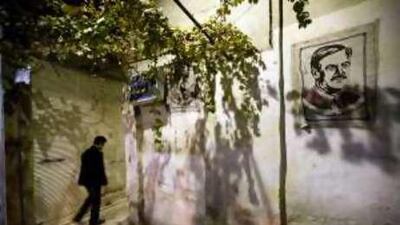 Hafez Assad, whose portrait is depicted on posters around Damascus, cemented his country's support of Palestinian militant groups.