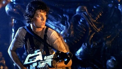 Sigourney Weaver's character Ellen Ripley in the Alien franchise was one of the first times a woman was given a lead in an action film. Photo: 20th Century Fox