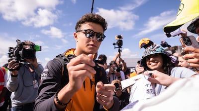 British driver Lando Norris of McLaren. EPA