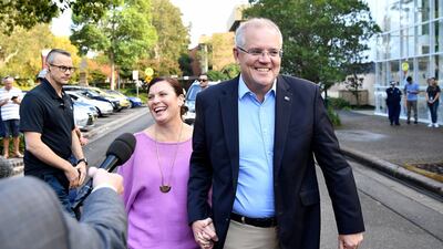 After an upset victory over the centre-left Labour party, Australian Prime Minister Scott Morrison returns with increased seats EPA