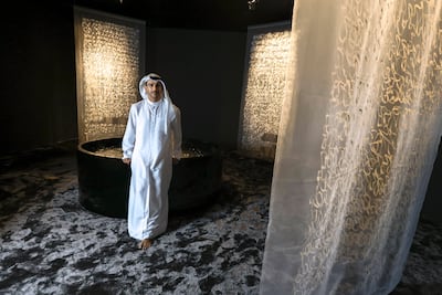 Revelation at 421 Arts Campus explores seclusion, contemplation and the search for meaning through an immersive installation. Victor Besa / The National