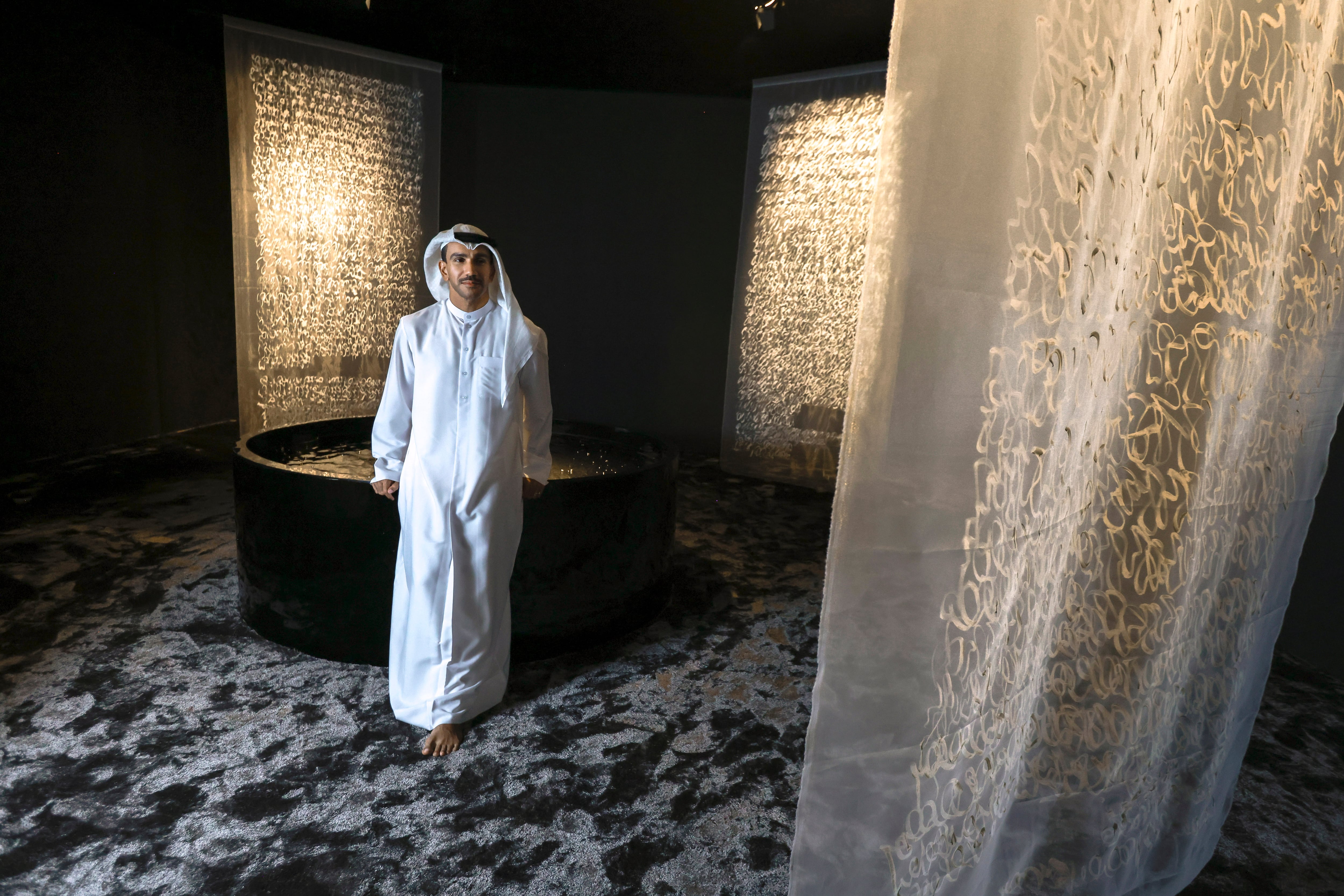 Revelation at 421 Arts Campus explores seclusion, contemplation and the search for meaning through an immersive installation. Victor Besa / The National