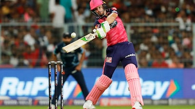 Jos Buttler top-scored for Rajasthan Royals. Sportzpics for IPL