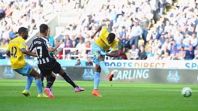 Left midfield: Wilfried Zaha, Crystal Palace. Relished his return to his first club, albeit only on loan from Manchester United, by scoring a last-gasp equaliser at Newcastle. (Photo: Tony Marshall / Getty Images)