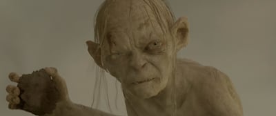 Gollum (Andy Serkis) in The Return of the King. AFP