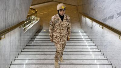 Cpl Nisreen Al Hinawi. Christopher Pike / The National