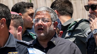 Israel's far-right Minister of National Security, Itamar Ben-Gvir, said: 'I see all of Gaza as ours.' AFP