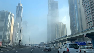 Forecasters expect conditions to persist into next week. Pawan Singh / The National