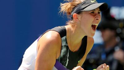 Belinda Bencic has bounced back from career-threatening injuries to reach the US Open semi-finals. AFP