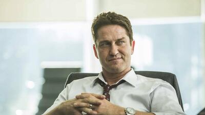 Gerard Butler in a scene from A Family Man. Photo by Kerry Hayes