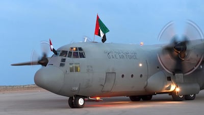 The first aircraft carrying UAE aid for the people of Mukalla landed at Al Riyan airport on May 8, 2016 with 20 tonnes of medicines and medical supplies from the Emirates Red Crescent. Wam