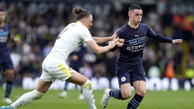 Left wing: Phil Foden (Manchester City). Tore Leeds to shreds at Elland Road, providing two assists in a 4-0 win which keeps City top of the table for another week. EPA