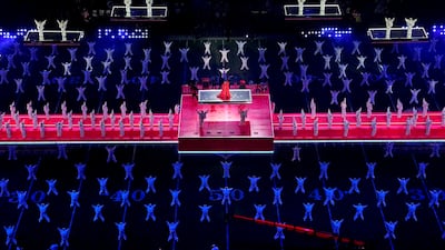 Rihanna performed a set packed with hits. AP Photo