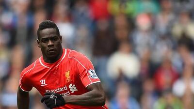 Liverpool have been looking to offload Mario Balotelli, who has been struggling to make an impact since his £16 million (DH91m) to Anfield from Milan last summer, and he could score only once in 16 appearances last season. Laurence Griffiths / Getty Images