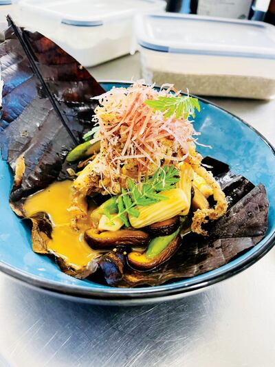 3 Fils chef Freddy Kazadi will serve a squid pasta. Photo: Flavel Monteiro