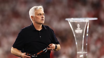 Jose Mourinho gave his runners-up medal to a Roma fan after the Europa League final defeat to Sevilla. AFP