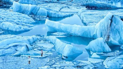 Iceland's Vatnajokull National Park covers an area of more than 1,400,000 hectares. Alamy