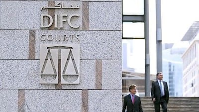 The DIFC Courts is Dubai’s international English-language common law judicial system. Sarah Dea / The National