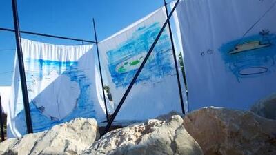 Art, Talks, Sensations by Fabrice Bousteau features a maze in the gardens of Manarat Al Saadiyat. Photos Courtesy TDIC