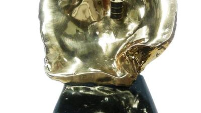 Seashell, a bronze sculpture on a granite base. Courtesy Jamal Al Suwaidi